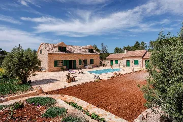 Private Island Villa with Pool near Stari Grad