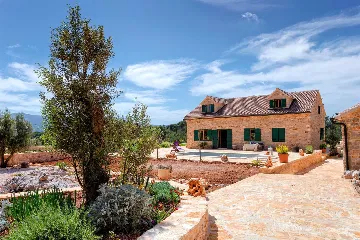 Private Island Villa with Pool near Stari Grad