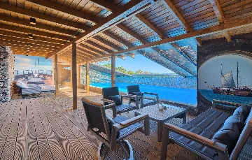 Contemporary 6-Bedroom Villa with Heated Pool, Murter