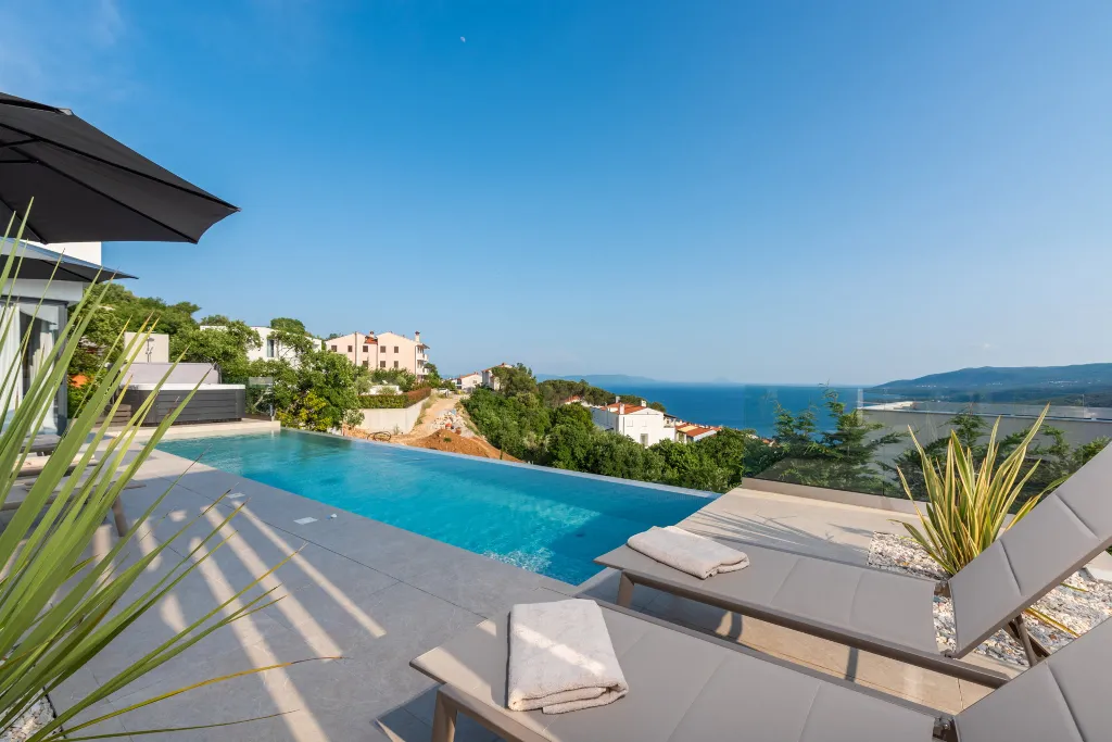 Modern Villa with Pool and Sauna in Rabac