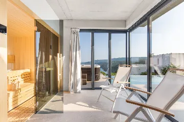 Modern Villa with Pool and Sauna in Rabac