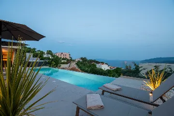 Modern Villa with Pool and Sauna in Rabac