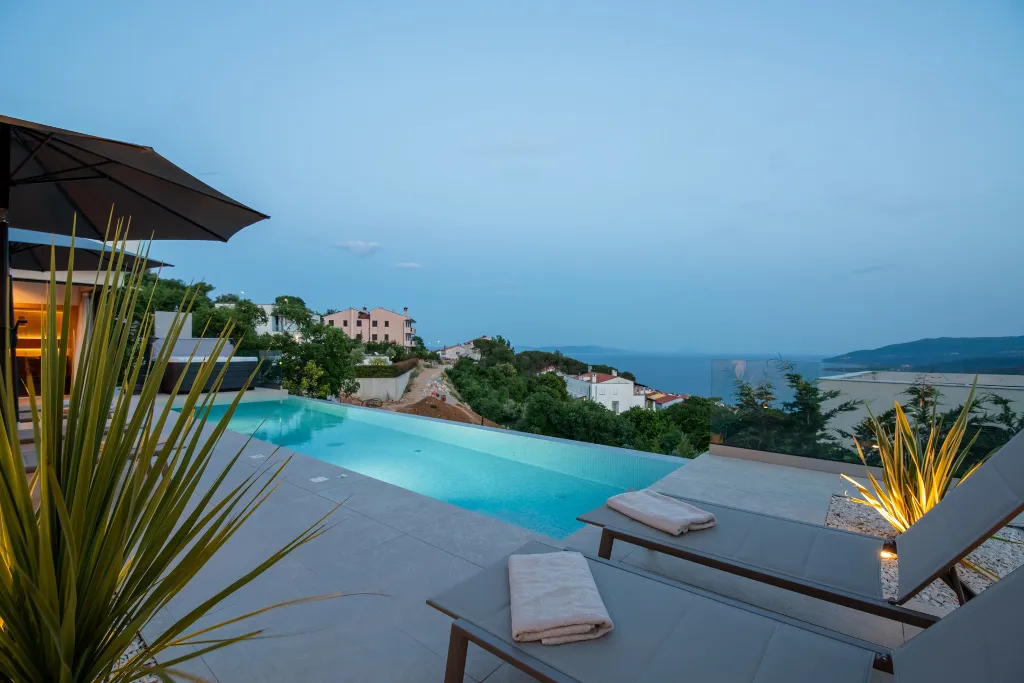 Modern Villa with Pool and Sauna in Rabac