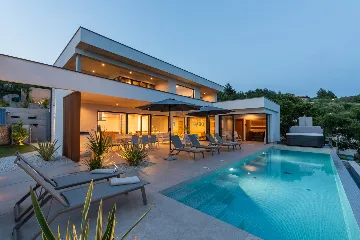 Modern Villa with Pool and Sauna in Rabac