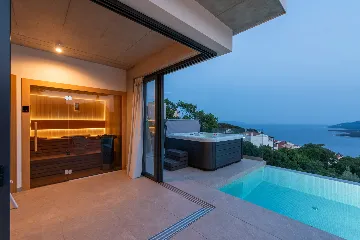 Modern Villa with Pool and Sauna in Rabac