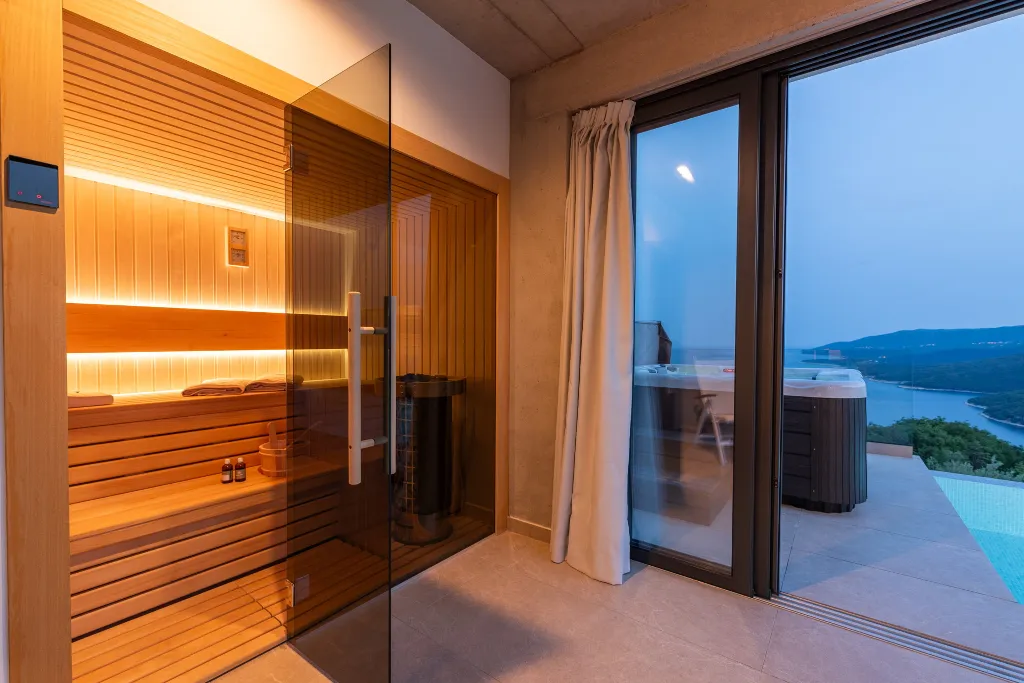 Modern Villa with Pool and Sauna in Rabac