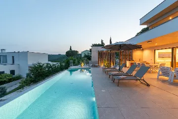 Modern Villa with Pool and Sauna in Rabac