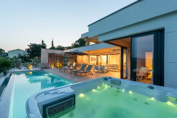 Modern Villa with Pool and Sauna in Rabac