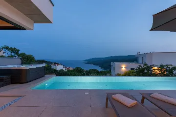 Modern Villa with Pool and Sauna in Rabac