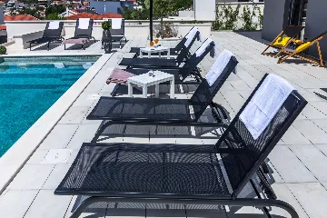 Seaside Villa Retreat with Pool in Rogoznica