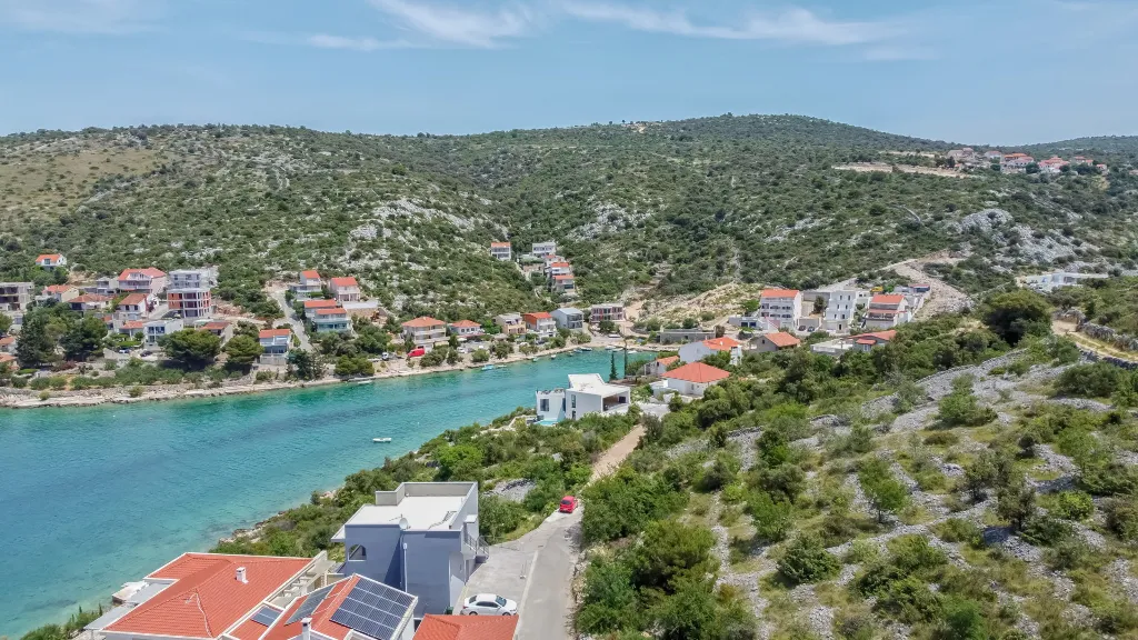 Seaside Villa Retreat with Pool in Rogoznica