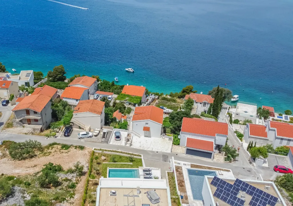 Seaside Villa Retreat with Pool in Rogoznica