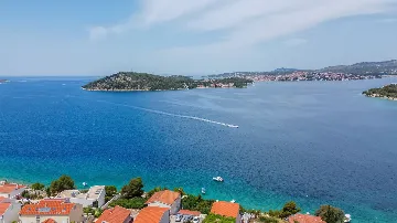 Seaside Villa Retreat with Pool in Rogoznica