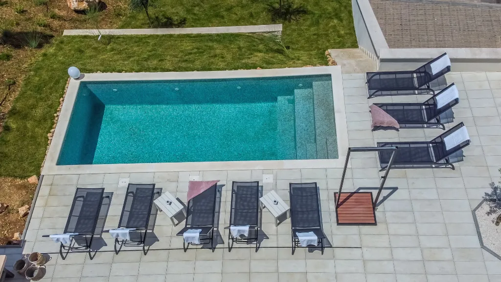 Seaside Villa Retreat with Pool in Rogoznica