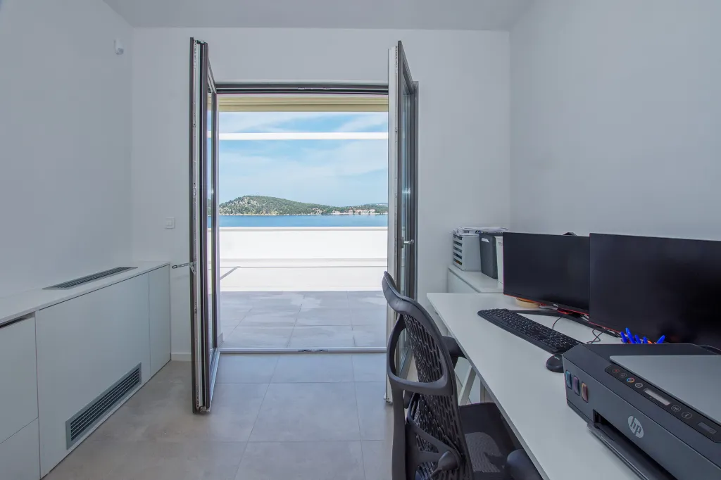 Seaside Villa Retreat with Pool in Rogoznica