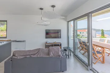 Seaside Villa Retreat with Pool in Rogoznica