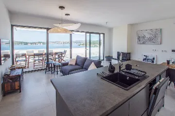 Seaside Villa Retreat with Pool in Rogoznica