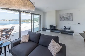 Seaside Villa Retreat with Pool in Rogoznica