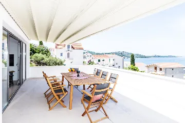 Seaside Villa Retreat with Pool in Rogoznica