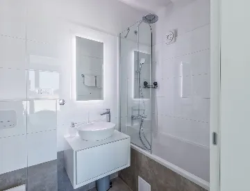 Seaside Villa Retreat with Pool in Rogoznica