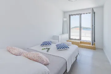 Seaside Villa Retreat with Pool in Rogoznica