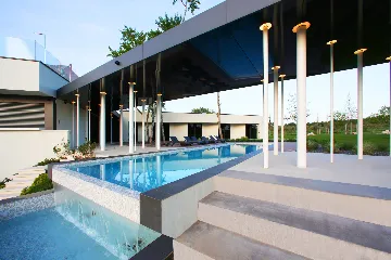 Contemporary Villa Retreat with Pool, Novigrad