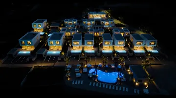 Contemporary Beachfront Villa with Private Pool in Tkon