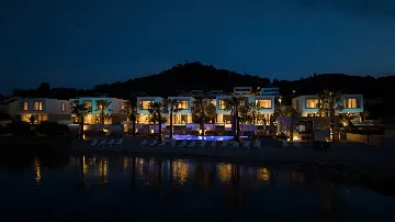 Contemporary Beachfront Villa with Private Pool in Tkon