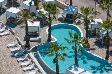 Contemporary Beachfront Villa with Private Pool in Tkon