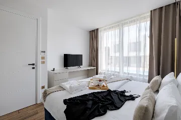 Contemporary Beachfront Villa with Private Pool in Tkon