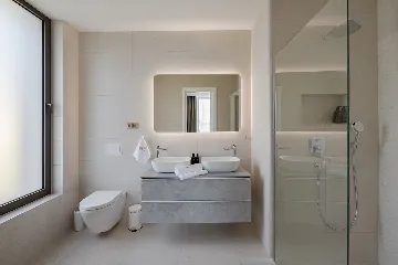 Modern Beachfront Villa with Private Pool in Tkon