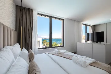 Modern Beachfront Villa with Private Pool in Tkon