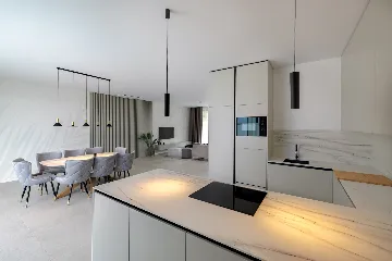 Modern Beachfront Villa with Private Pool in Tkon