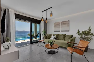 Contemporary Beach Villa With Pool in Omiš