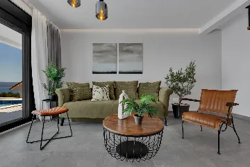 Contemporary Beach Villa With Pool in Omiš