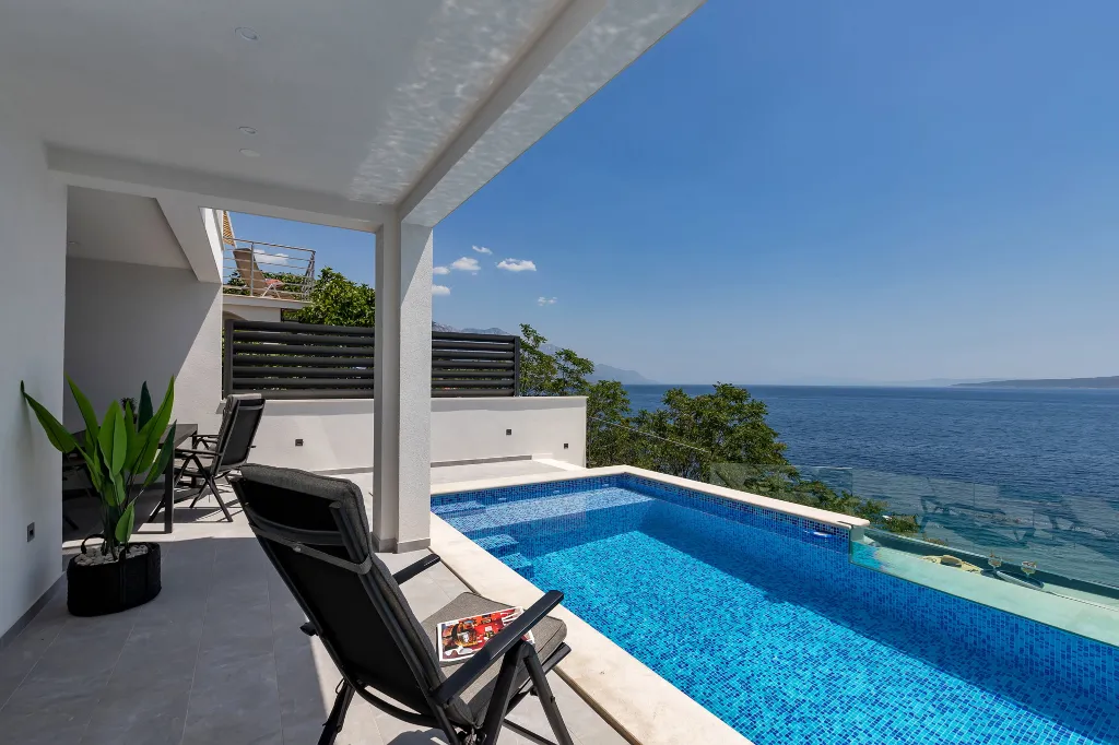Contemporary Beach Villa With Pool in Omiš