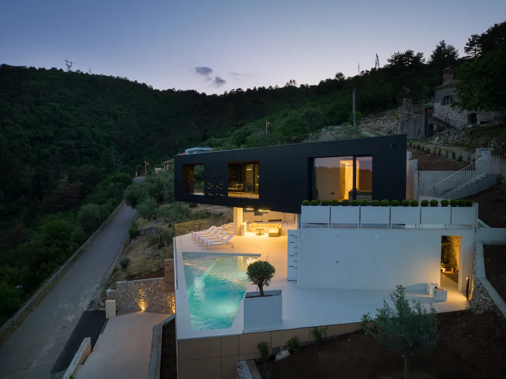 Contemporary Sea View Villa with Pools in Opatija