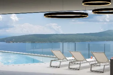 Contemporary Sea View Villa with Pools in Opatija