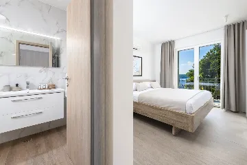 Modern Sea View Villa with Pool, Zaton