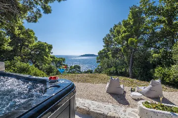 Modern Sea View Villa with Pool, Zaton