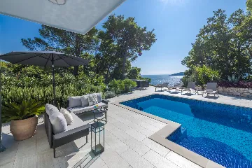 Modern Sea View Villa with Pool, Zaton