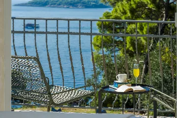 Modern Sea View Villa with Pool, Zaton