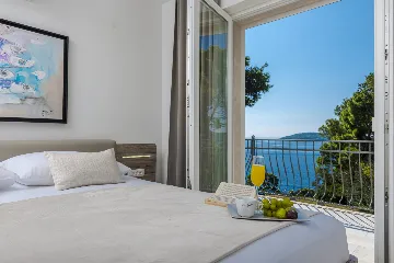 Modern Sea View Villa with Pool, Zaton