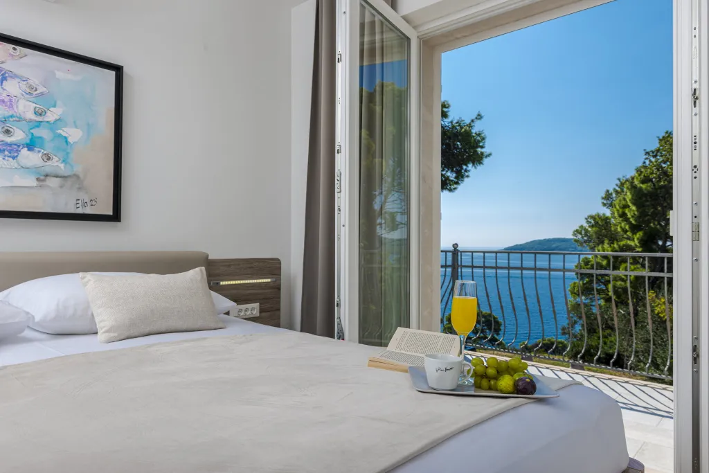 Modern Sea View Villa with Pool, Zaton
