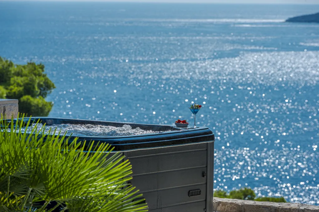 Modern Sea View Villa with Pool, Zaton