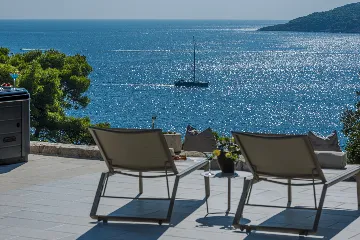 Modern Sea View Villa with Pool, Zaton