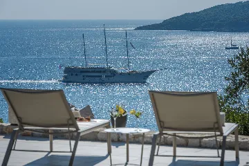 Modern Sea View Villa with Pool, Zaton