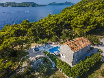 Modern Sea View Villa with Pool, Zaton