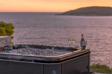 Modern Sea View Villa with Pool, Zaton