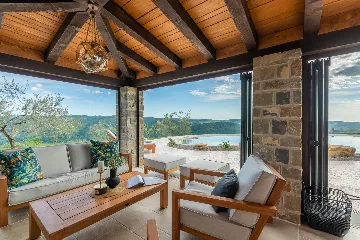 Contemporary Villa Retreat with Pool in Sovinjska Brda